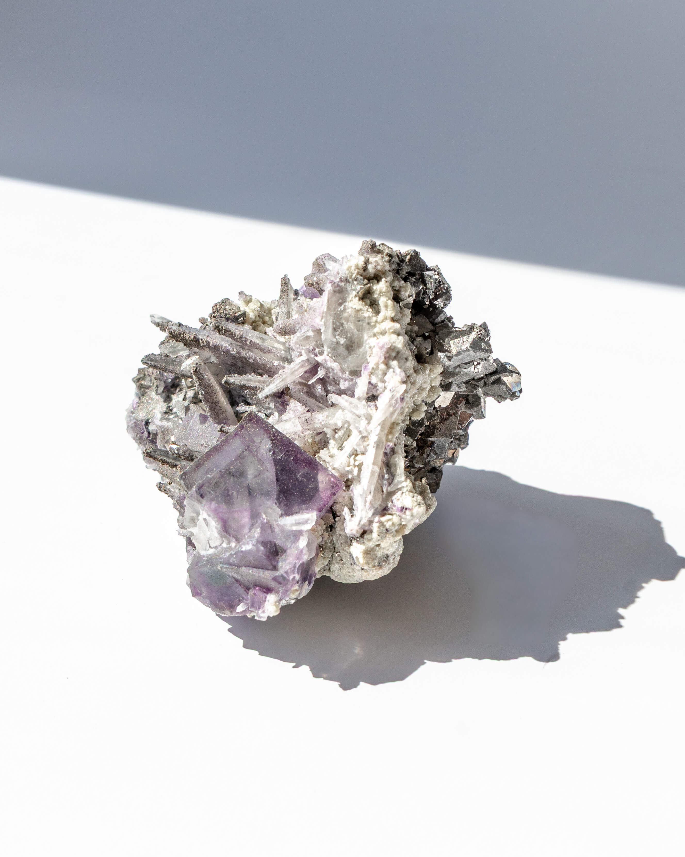 Matcha Quartz With Fluorite - 70