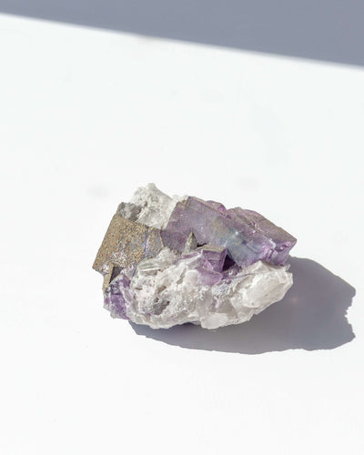 Matcha Quartz With Fluorite - 42
