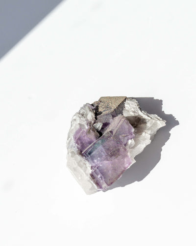 Matcha Quartz With Fluorite - 42