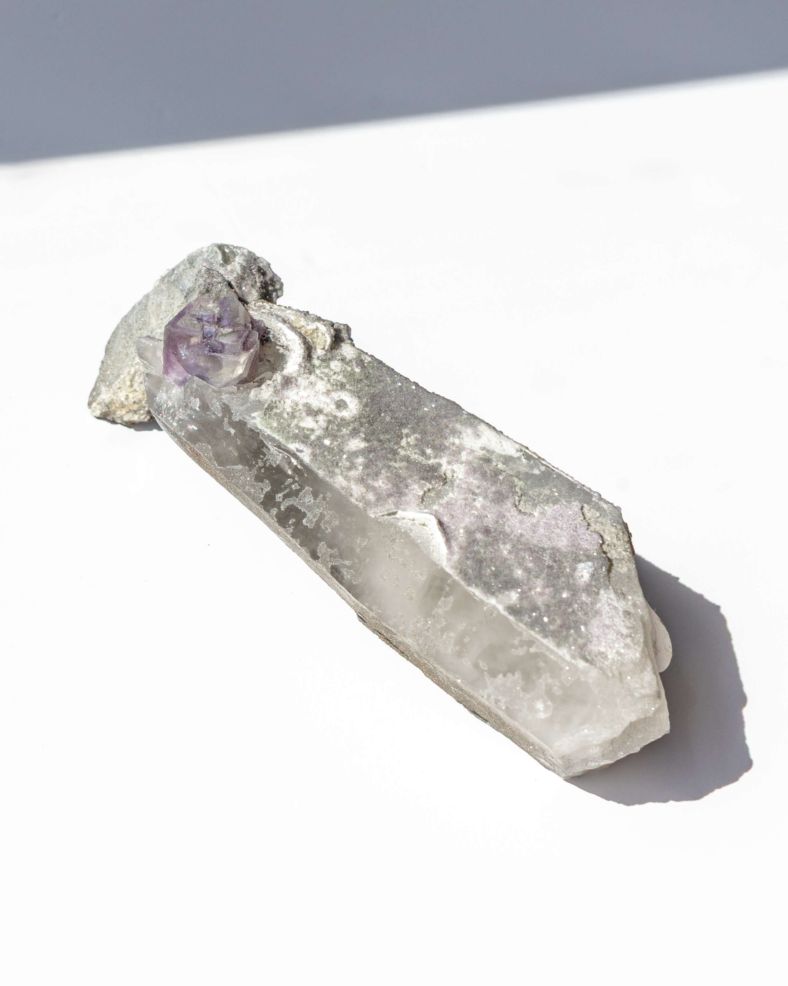 Matcha Quartz With Fluorite - 90
