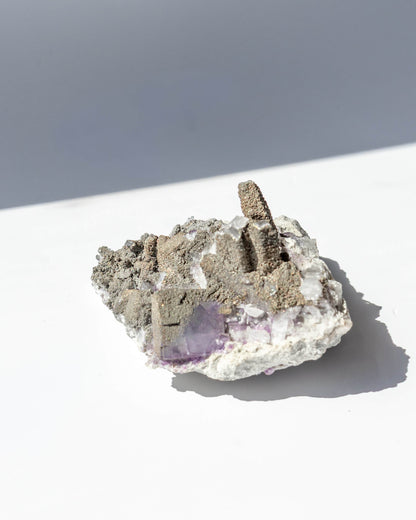 Matcha Quartz With Fluorite - 75