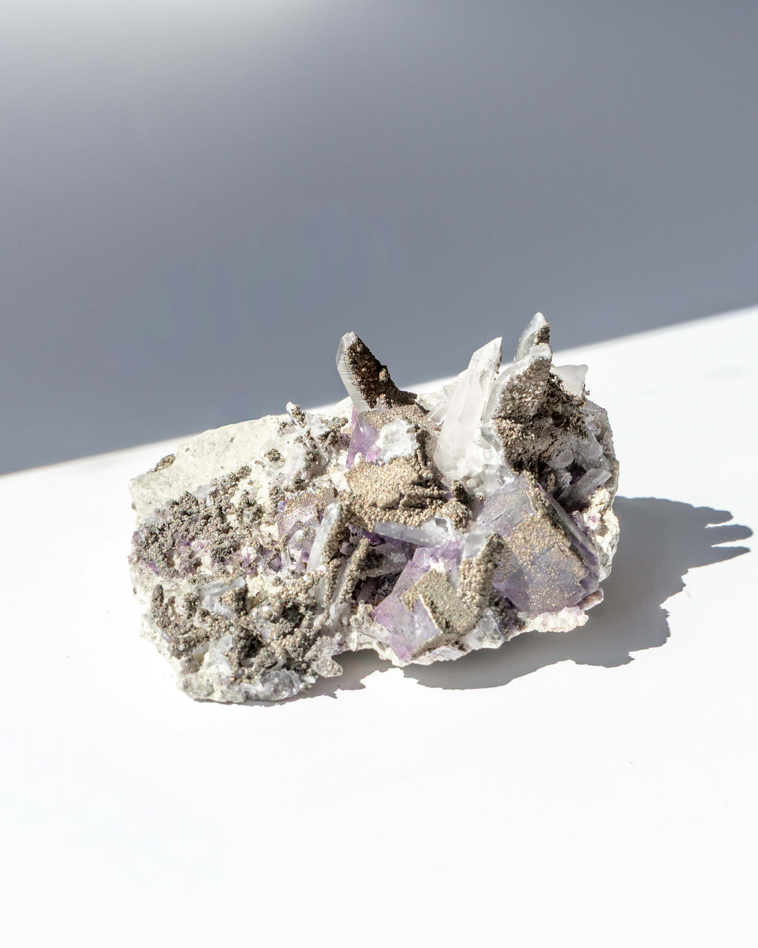 Matcha Quartz With Fluorite - 75