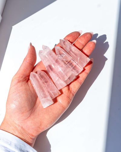 Rose Quartz Crystal Points