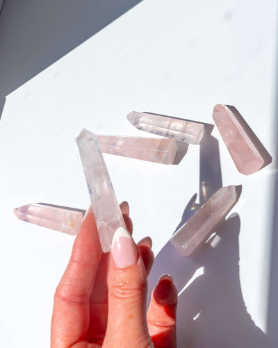 Rose Quartz Crystal Points