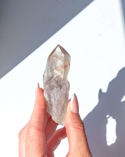 UV Reactive Phantom Powellite Amethyst Crystal Root - 23