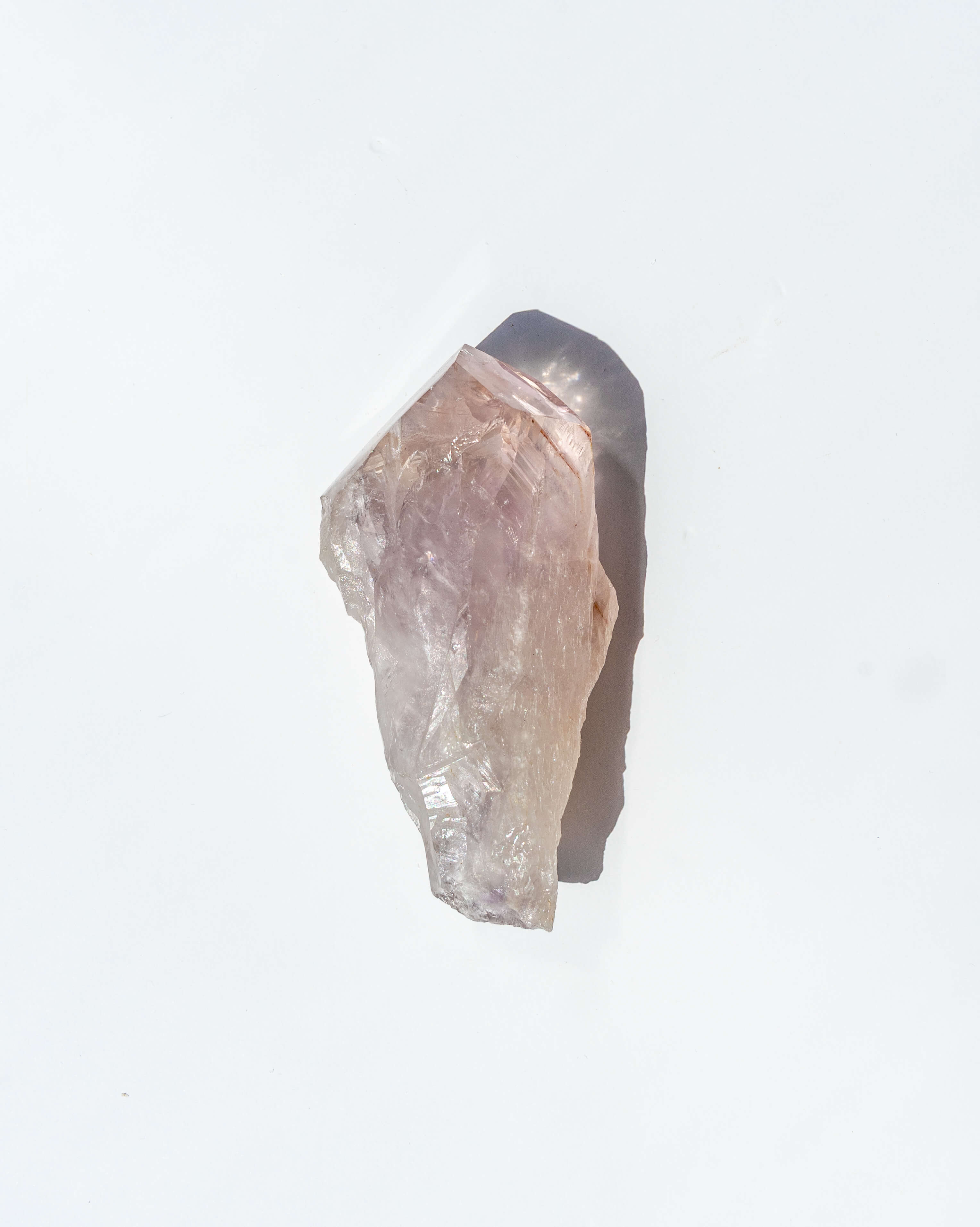 UV Reactive Phantom Powellite Amethyst Crystal Root - 28A