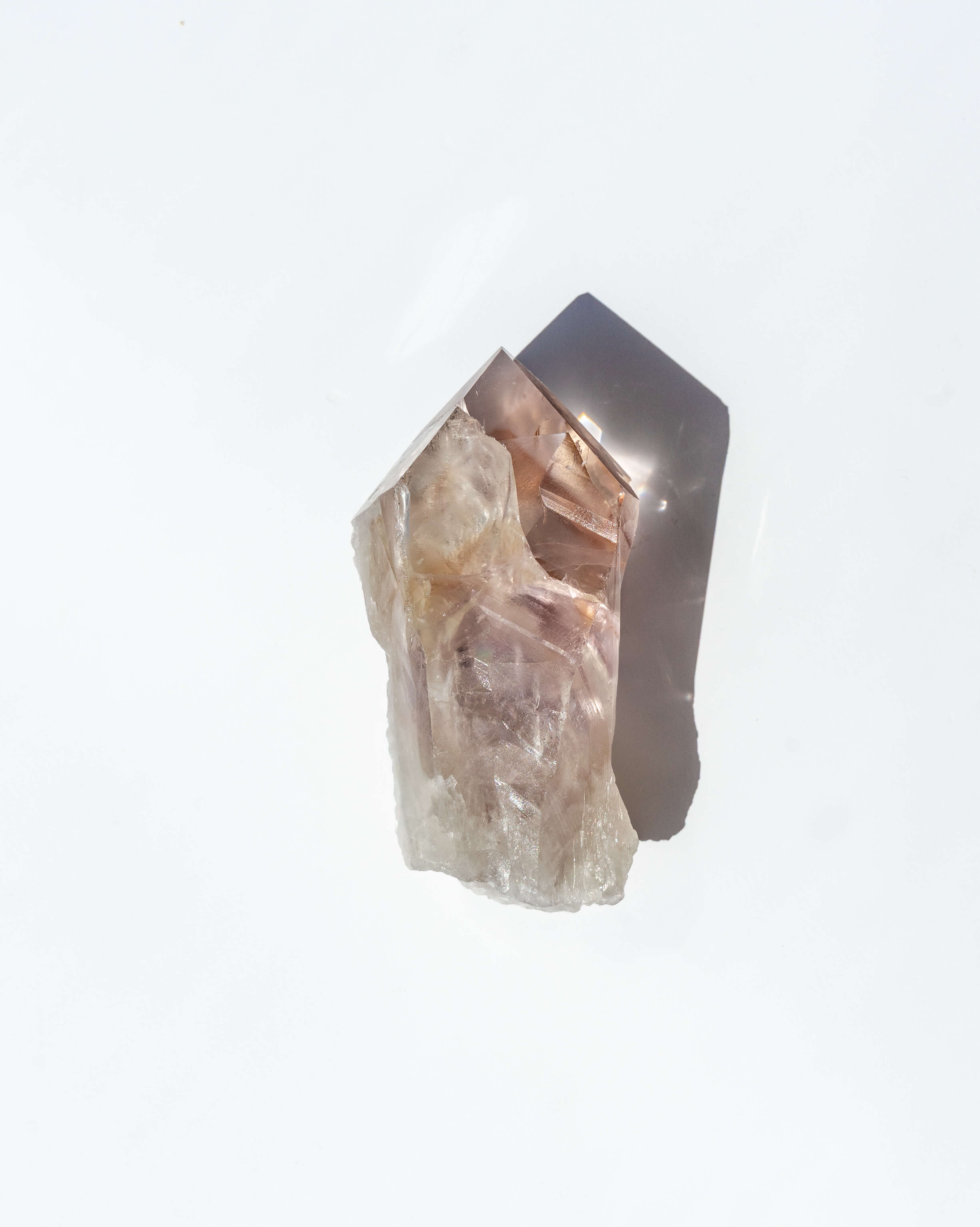 UV Reactive Phantom Powellite Amethyst Crystal Root - 67
