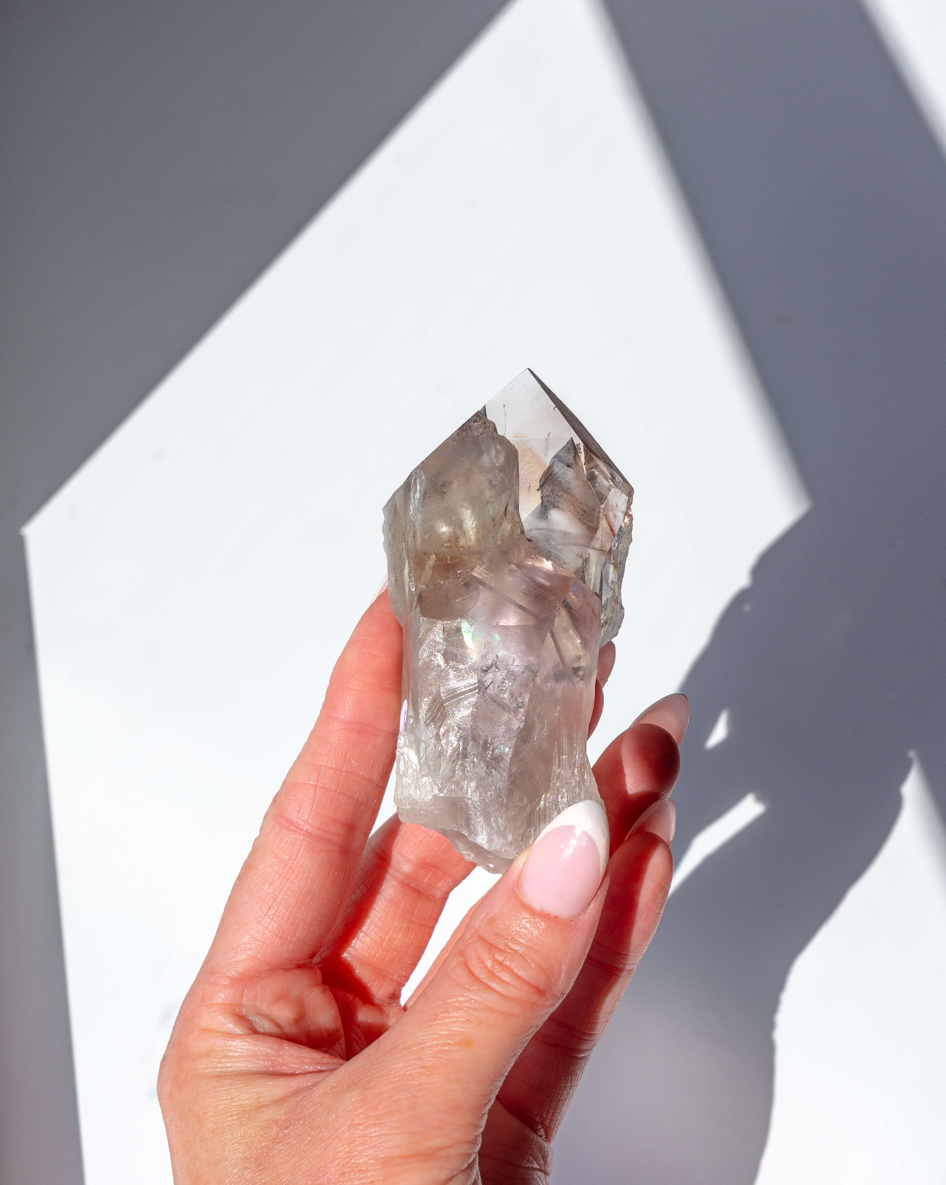 UV Reactive Phantom Powellite Amethyst Crystal Root - 67