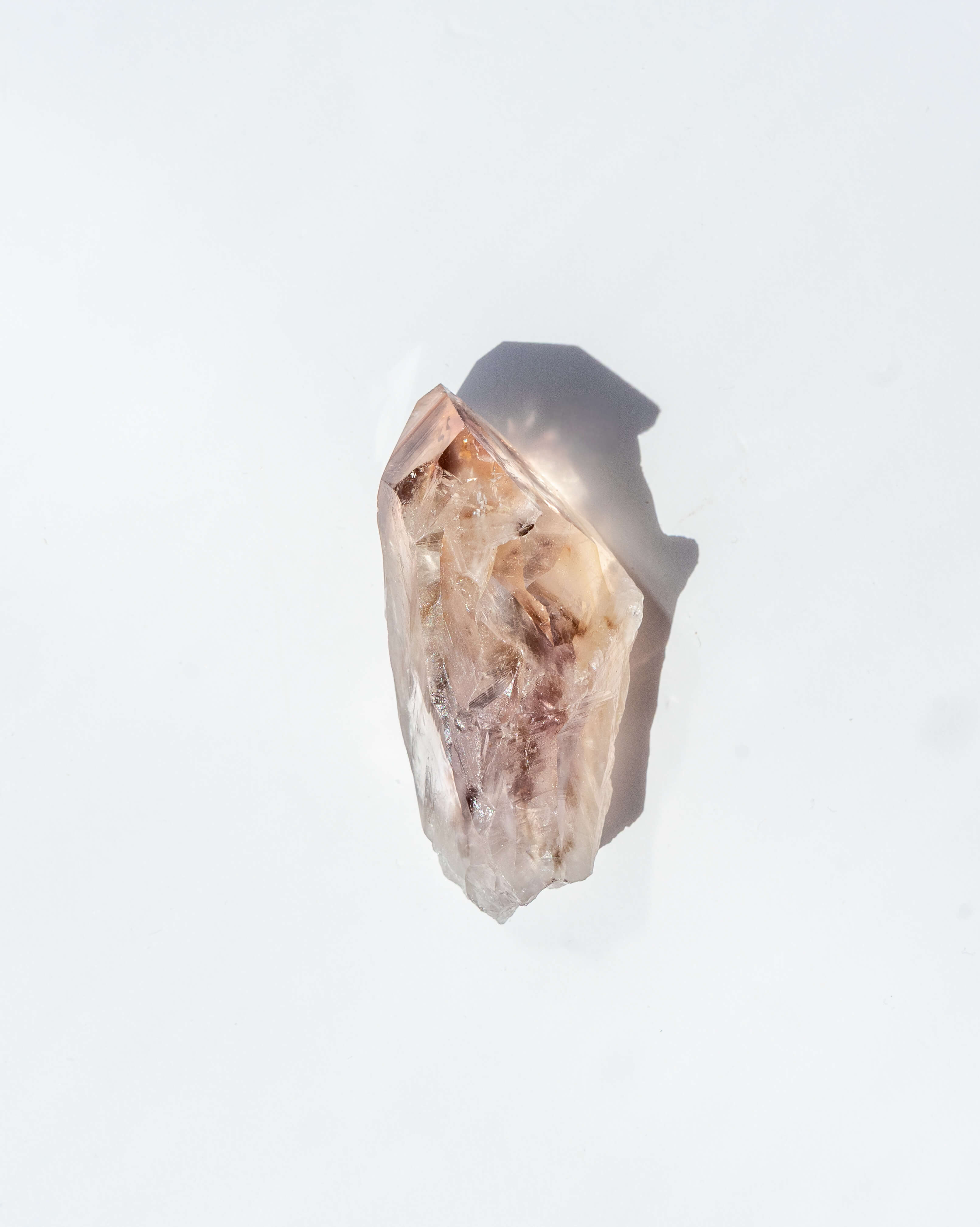 UV Reactive Phantom Powellite Amethyst Crystal Root - 24