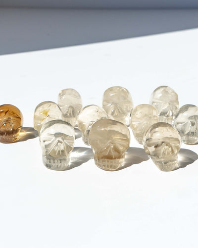 Citrine Mini Crystal Skull