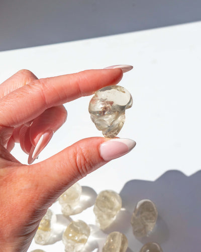Citrine Mini Crystal Skull