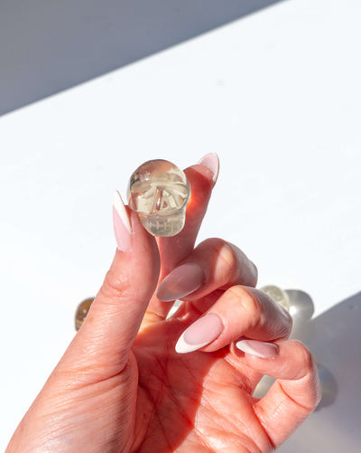 Citrine Mini Crystal Skull