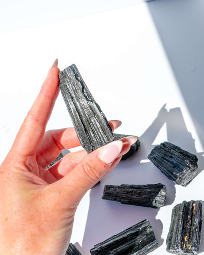 Black Tourmaline Chunks