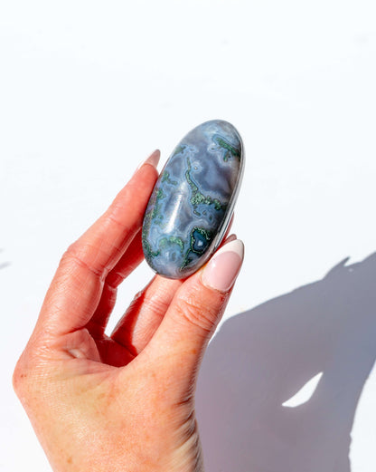 Moss Agate Shiva - 31