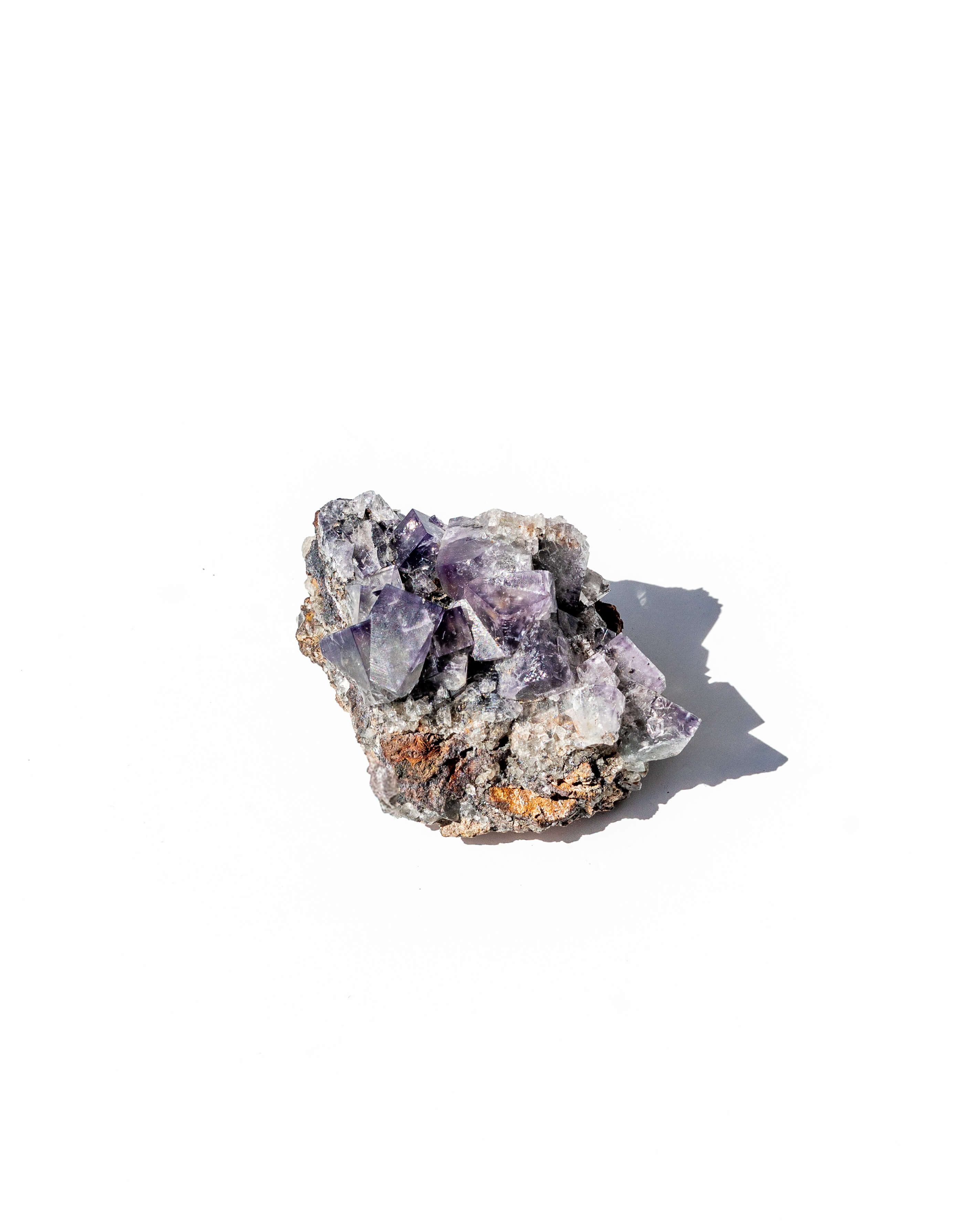 UK Fluorite Purple Rain Pocket Lady Annabella Mine - 56Q