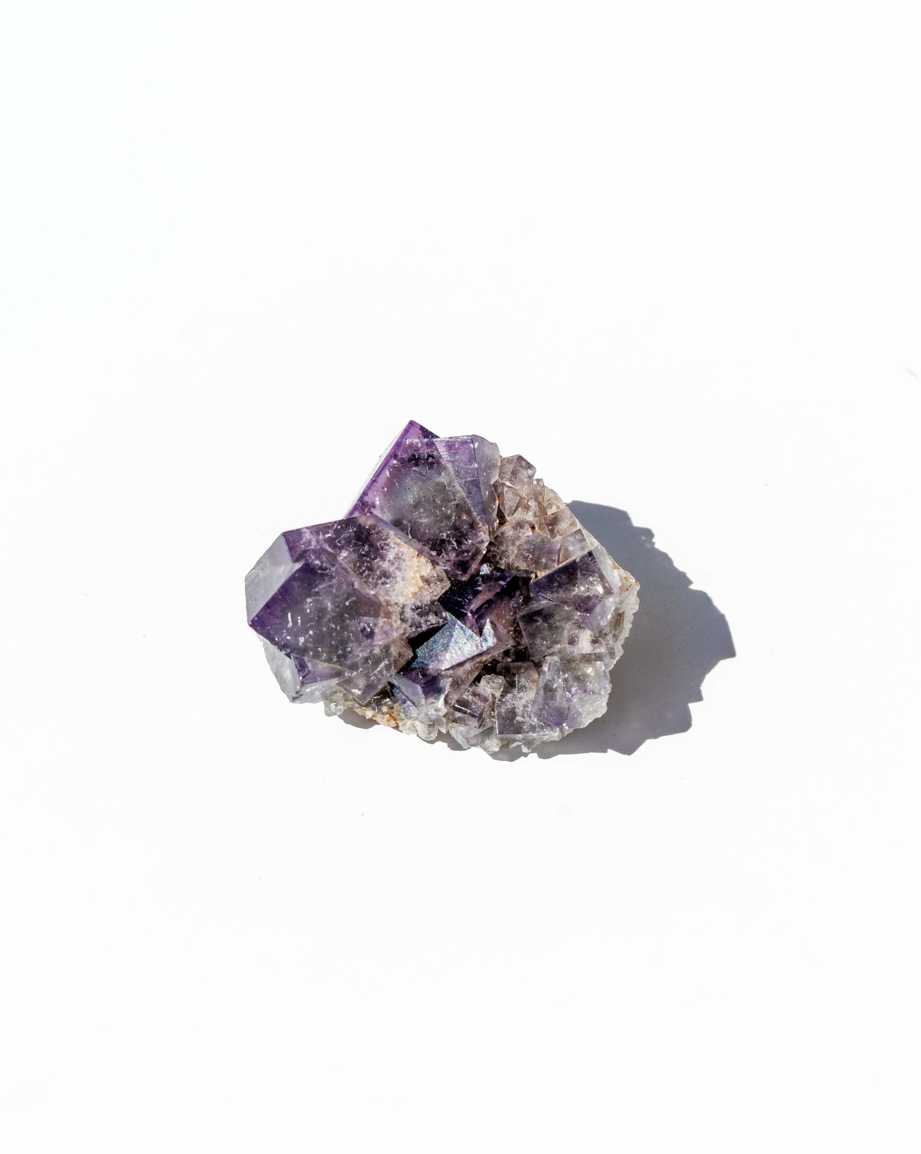 UK Fluorite Purple Rain Pocket Lady Annabella Mine - 29Q