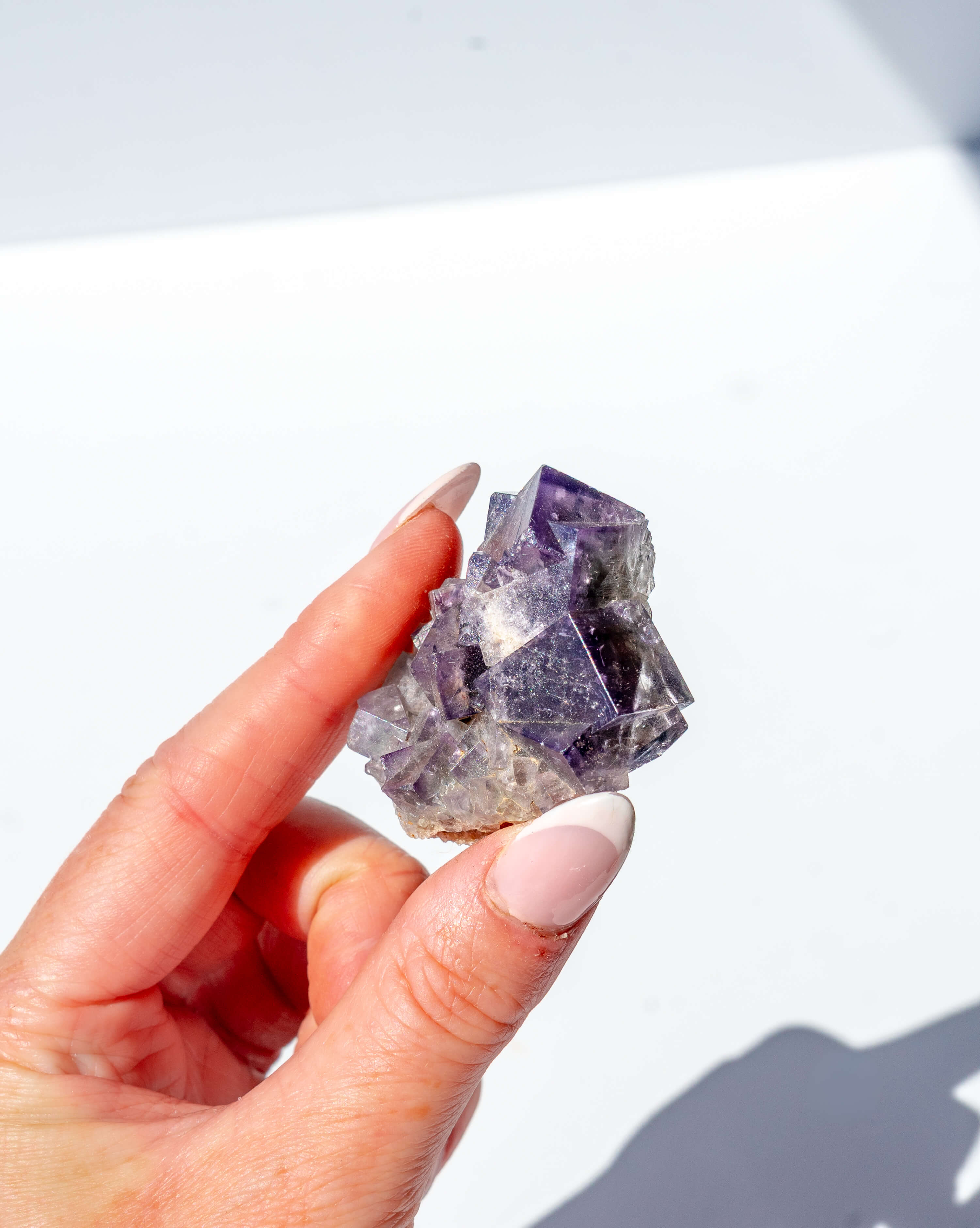 UK Fluorite Purple Rain Pocket Lady Annabella Mine - 29Q