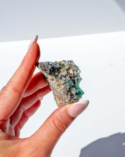 UK Fluorite Druzy Dreams Pocket Diana Maria Mine - 43