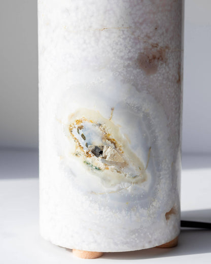 Flower Agate Lamp Healing Crystal