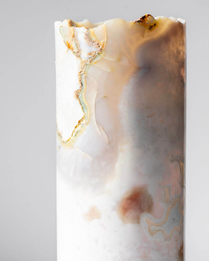 Flower Agate Lamp Healing Crystal