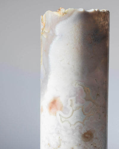 Flower Agate Lamp Healing Crystal