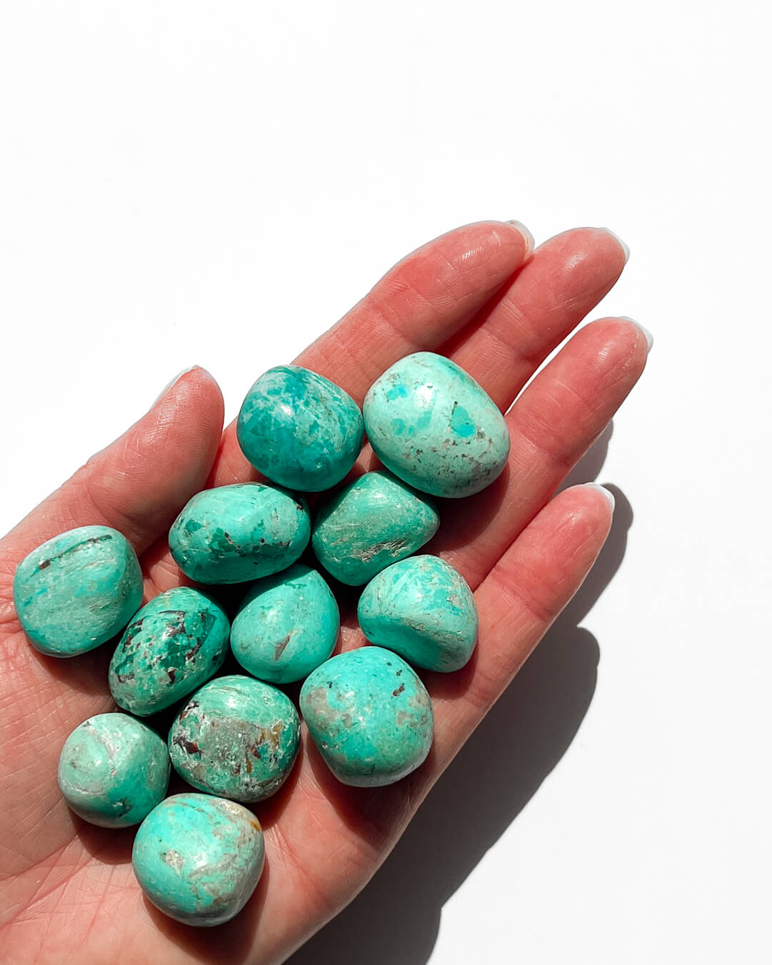 Chrysocolla & Turquoise Tumble Stone Healing Crystal