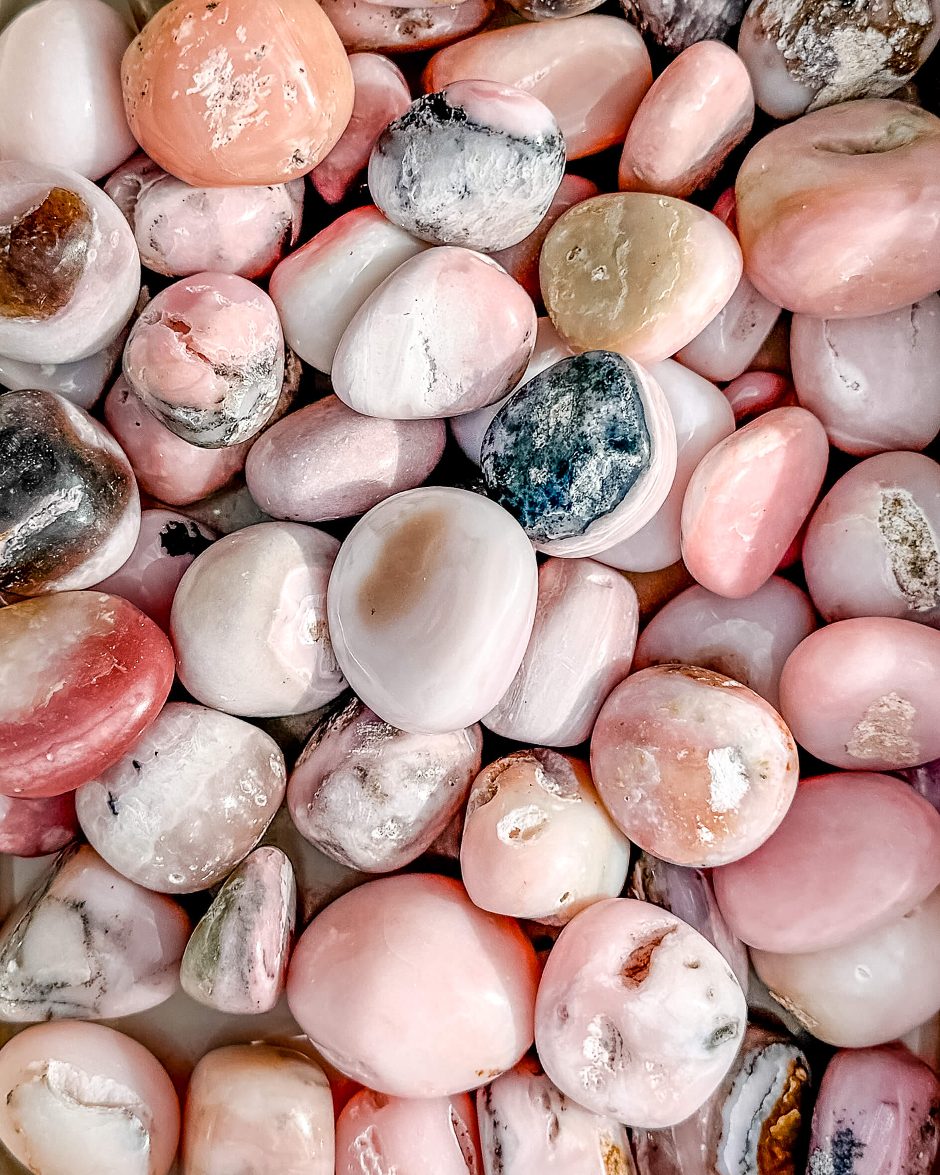 Pink Opal Crystal Tumble Stone