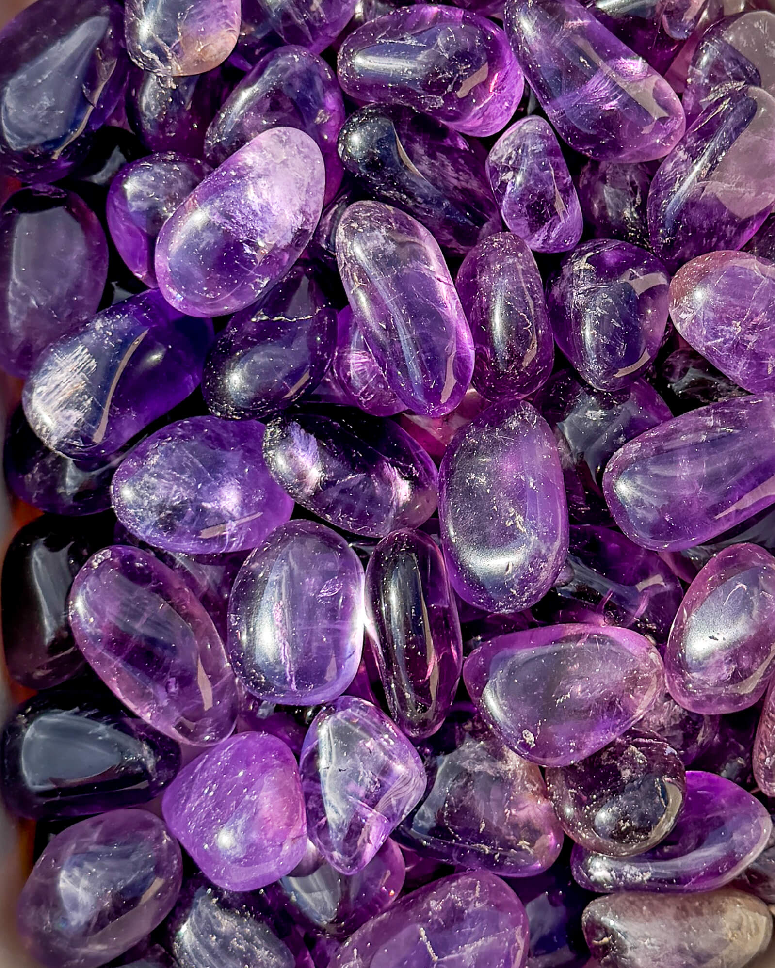 Amethyst Crystal Tumble Stone