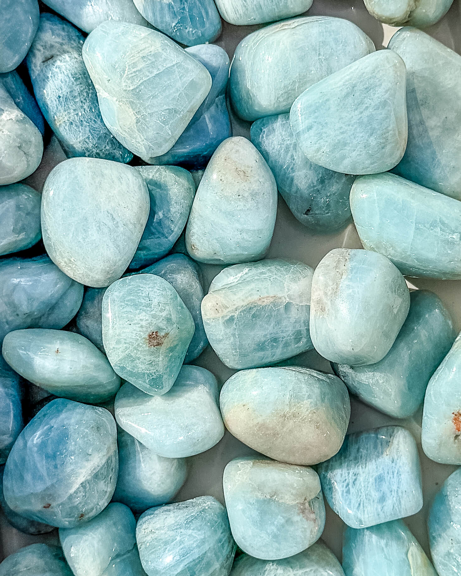 Aquamarine Crystal Tumble Stone