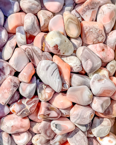 Pink Botswana Agate Tumble Stone