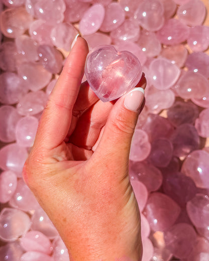 Rose Quartz Hearts