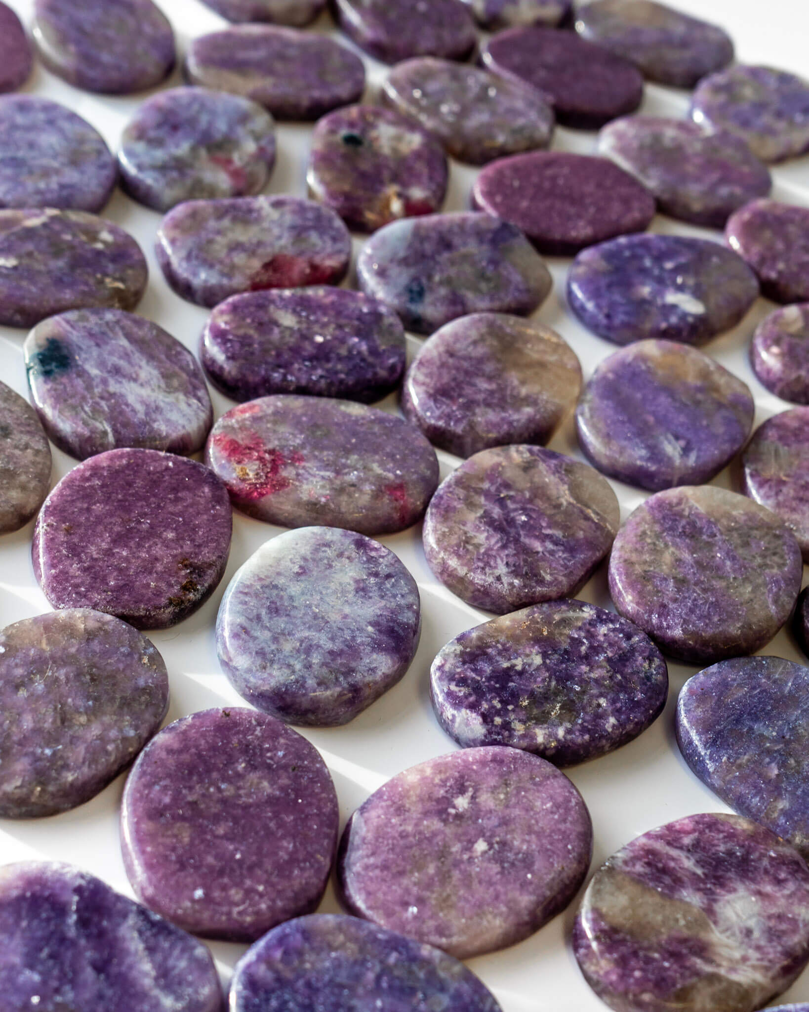 Lepidolite Worry Stone Healing Crystal