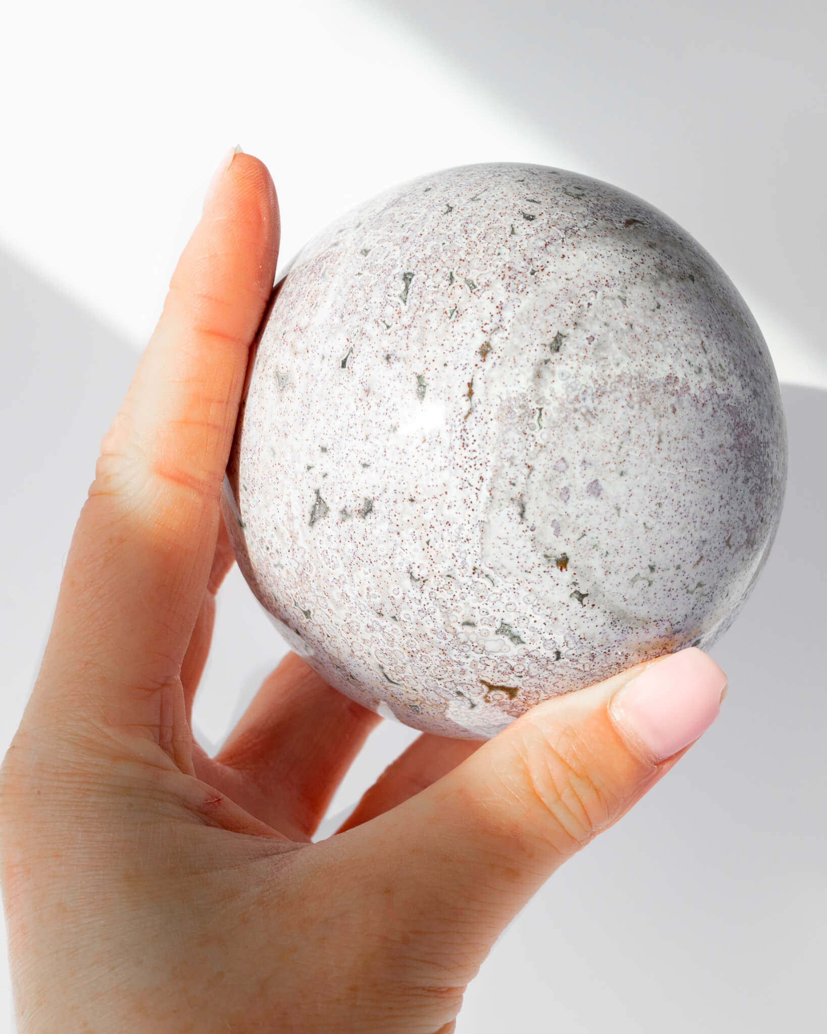 Ocean Jasper Sphere Healing Crystal