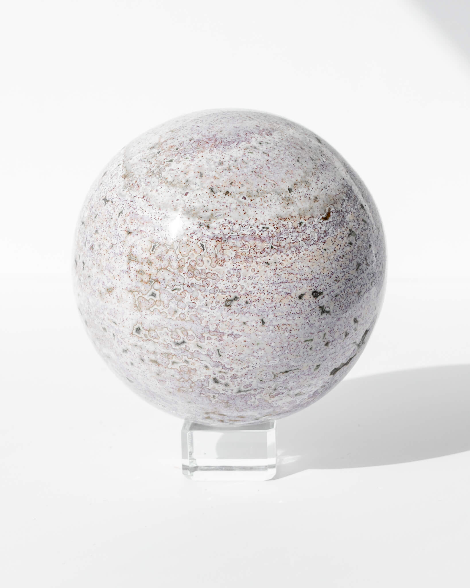 Ocean Jasper Sphere Healing Crystal