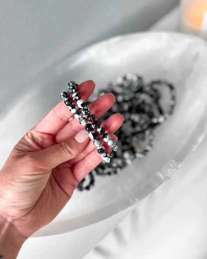 Orca Agate 6mm Stretch Bracelet Healing Crystal