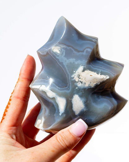 Orca Agate Flame Healing Crystal