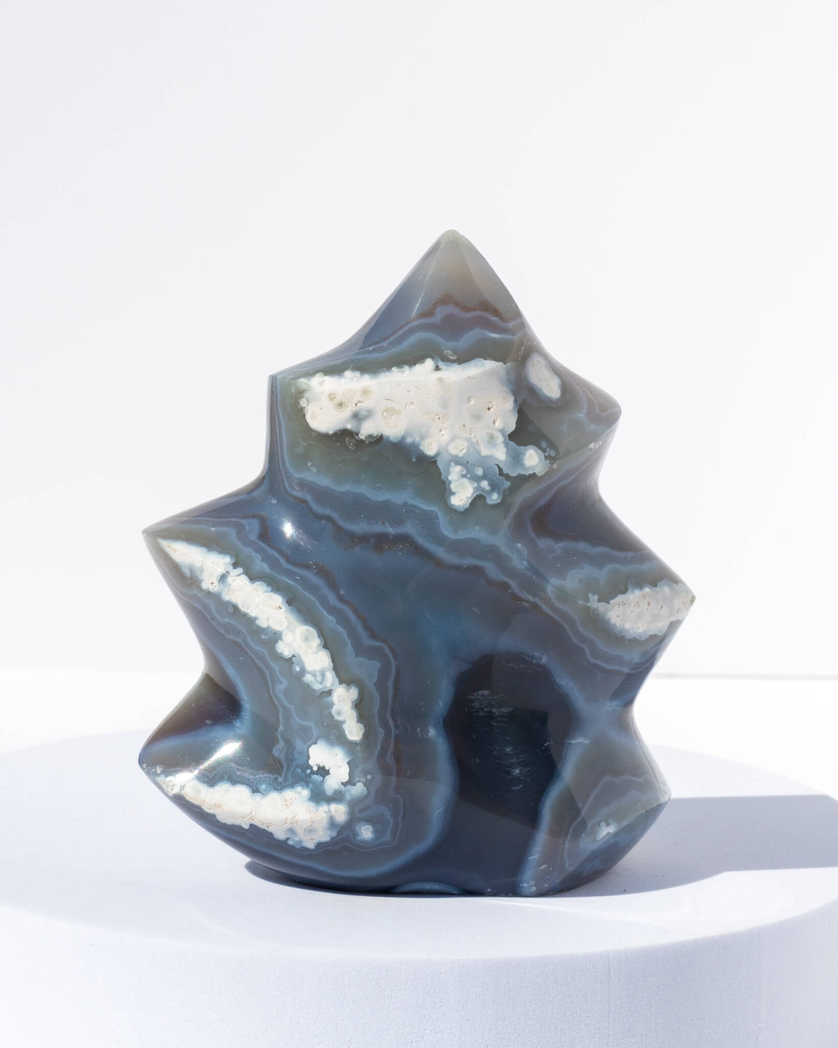 Orca Agate Flame Healing Crystal