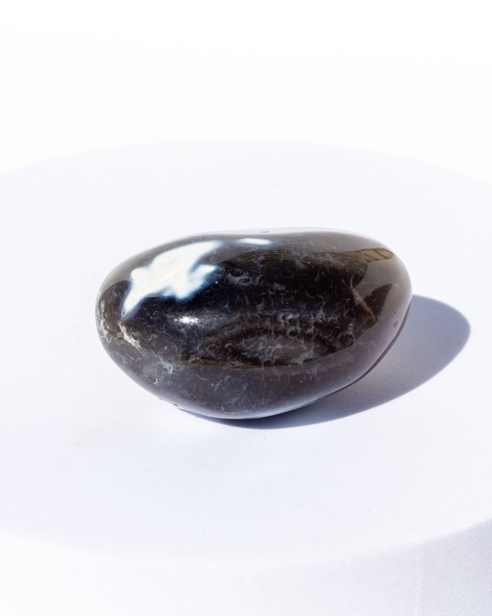 Orca Agate Palm Stone Healing Crystal