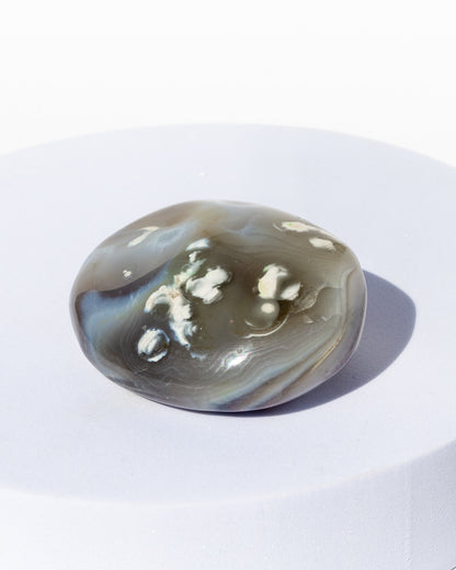 Orca Agate Palm Stone Healing Crystal