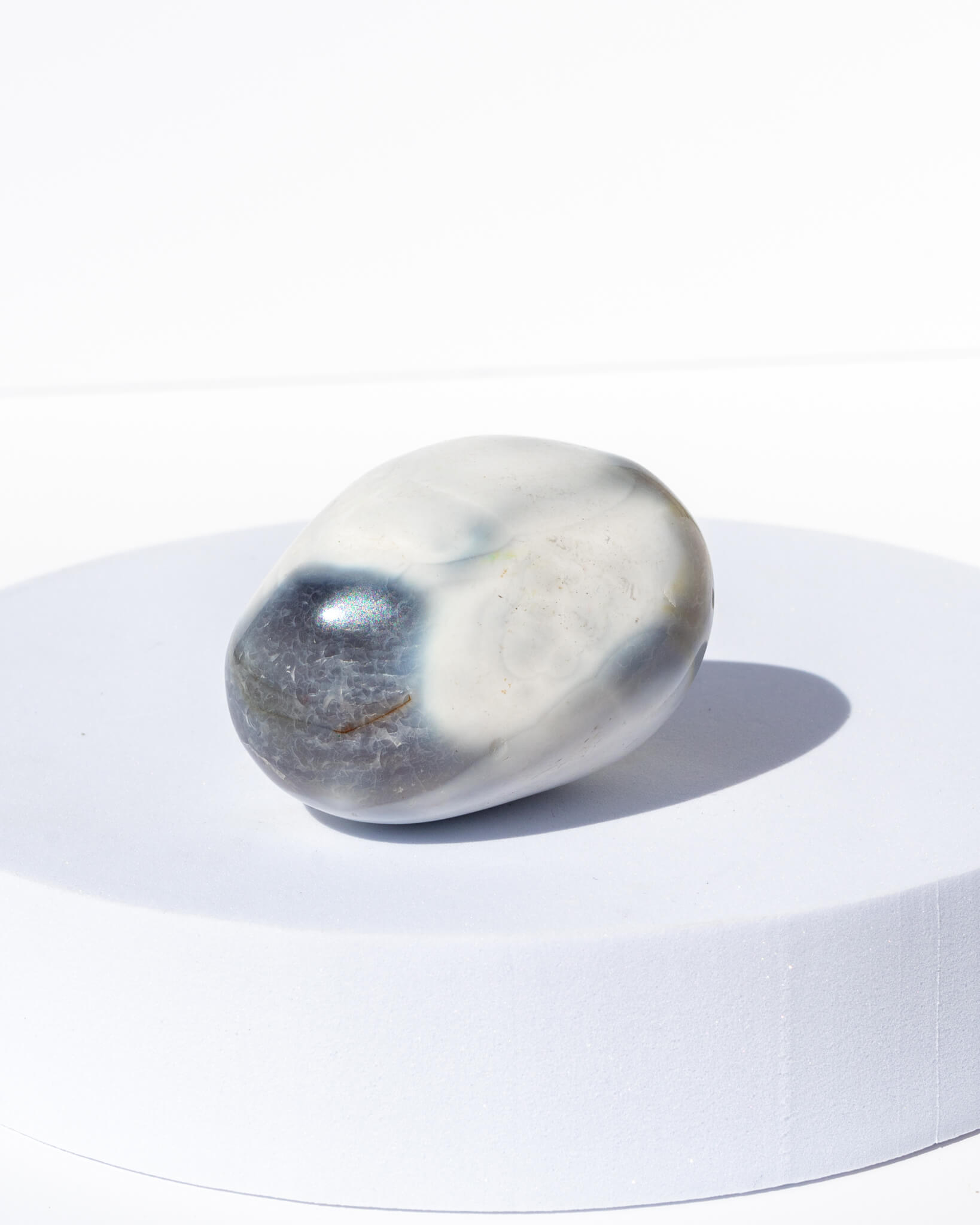 Orca Agate Palm Stone Healing Crystal