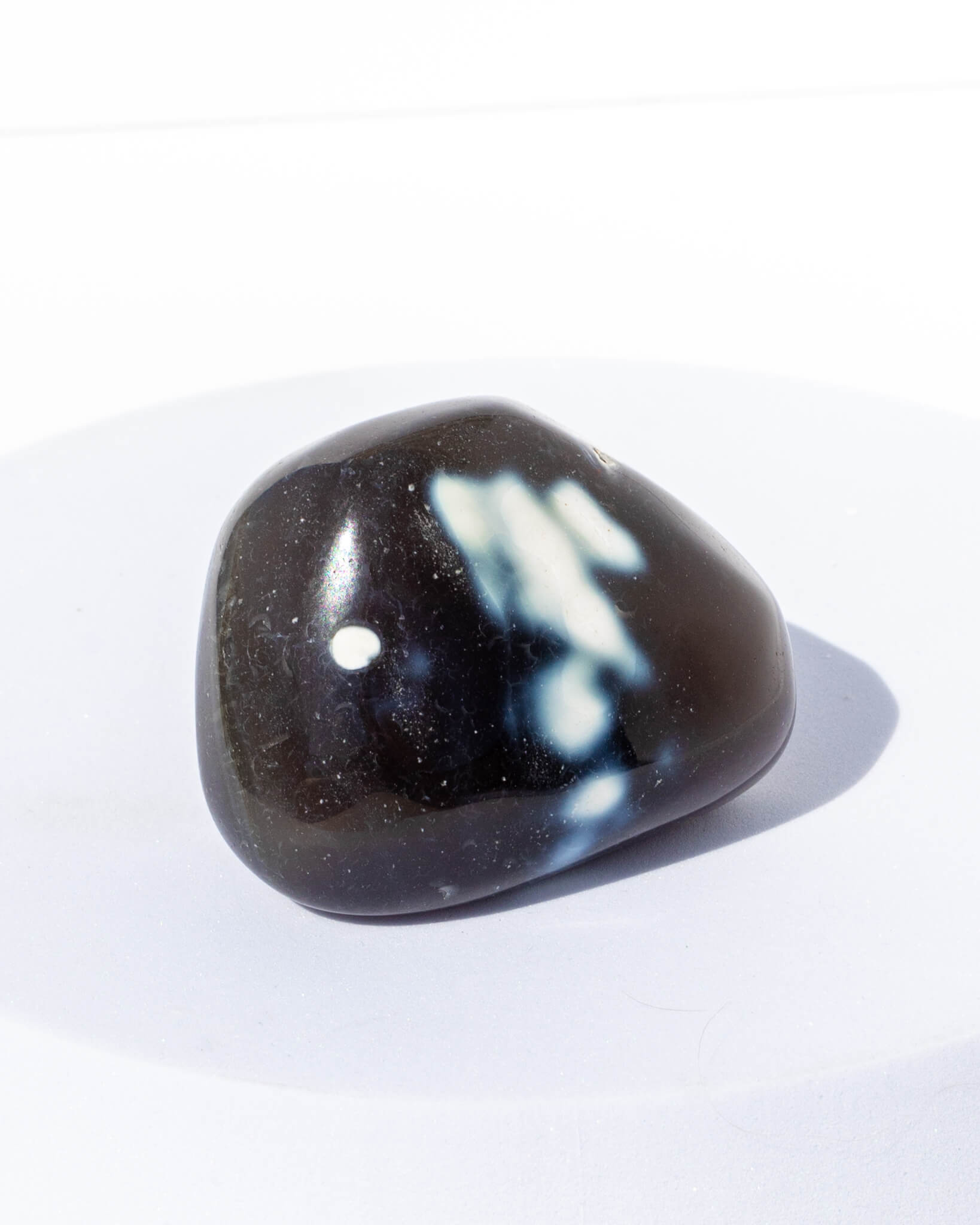 Orca Agate Palm Stone Healing Crystal
