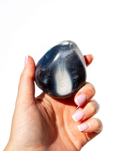 Orca Agate Palm Stone Healing Crystal