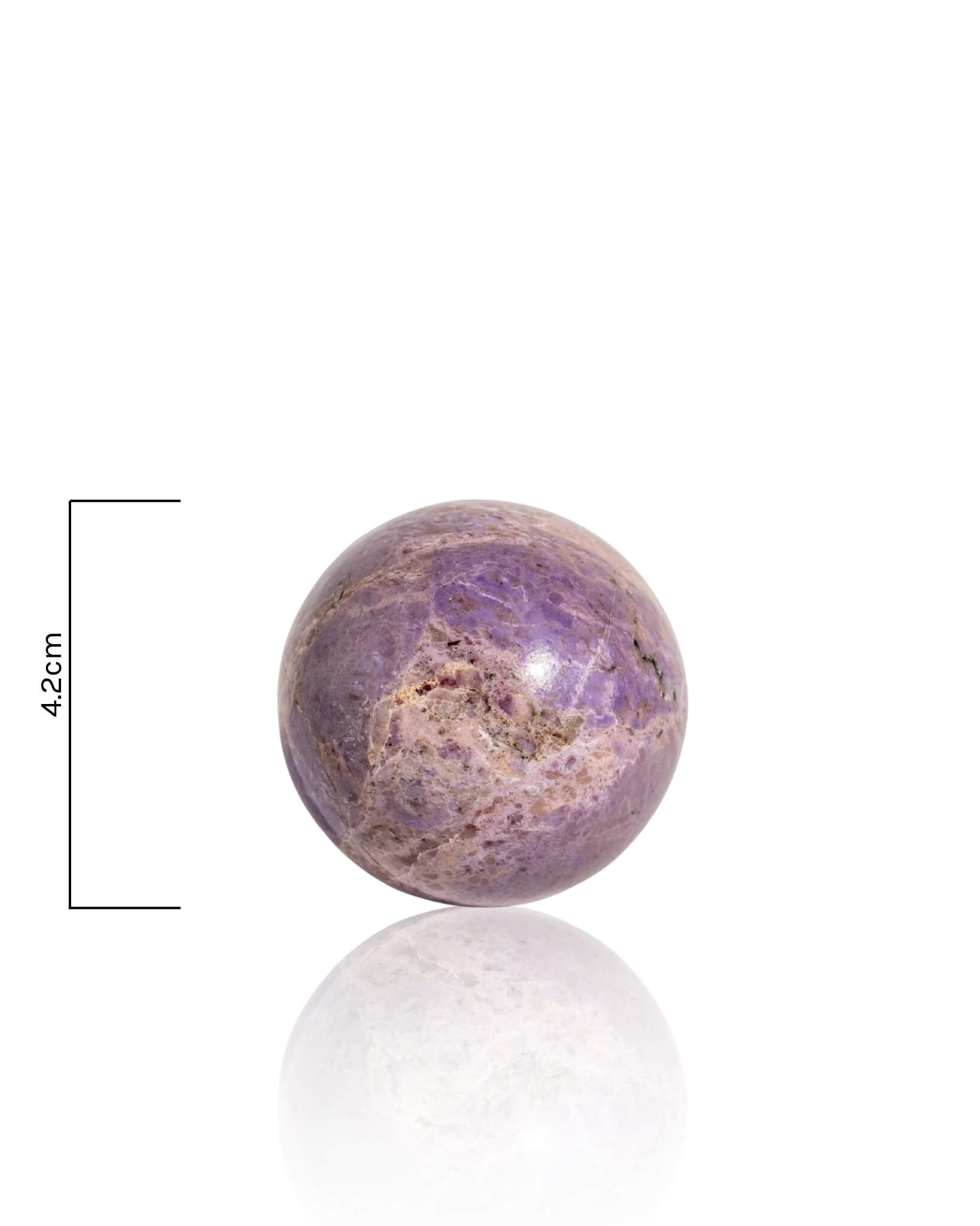 Purple Jade Sphere - 85