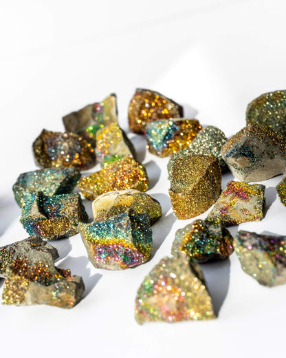 Rainbow Pyrite Healing Crystal