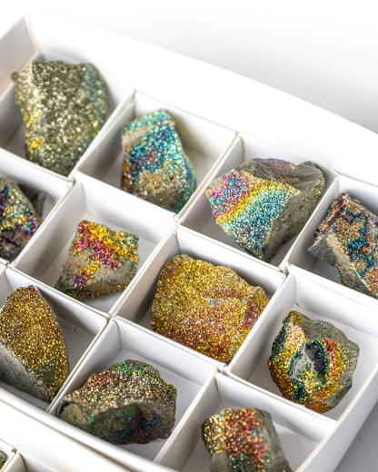 Rainbow Pyrite Healing Crystal