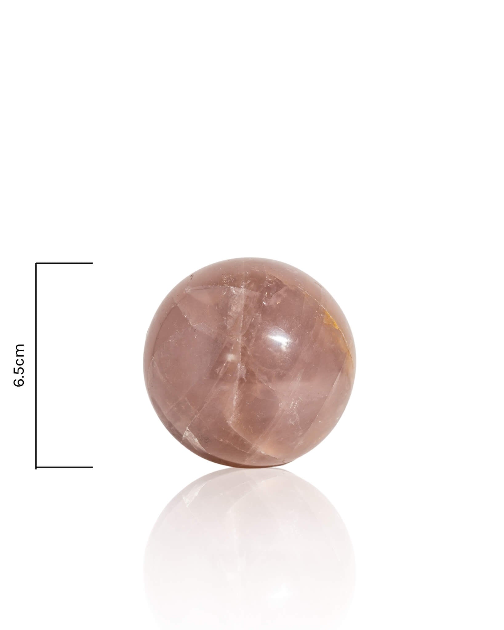 Lavender Rose Quartz Sphere - 30