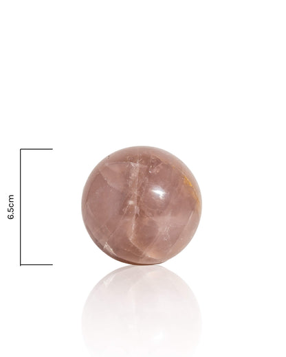 Lavender Rose Quartz Sphere - 30
