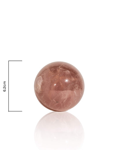 Lavender Rose Quartz Sphere - 32