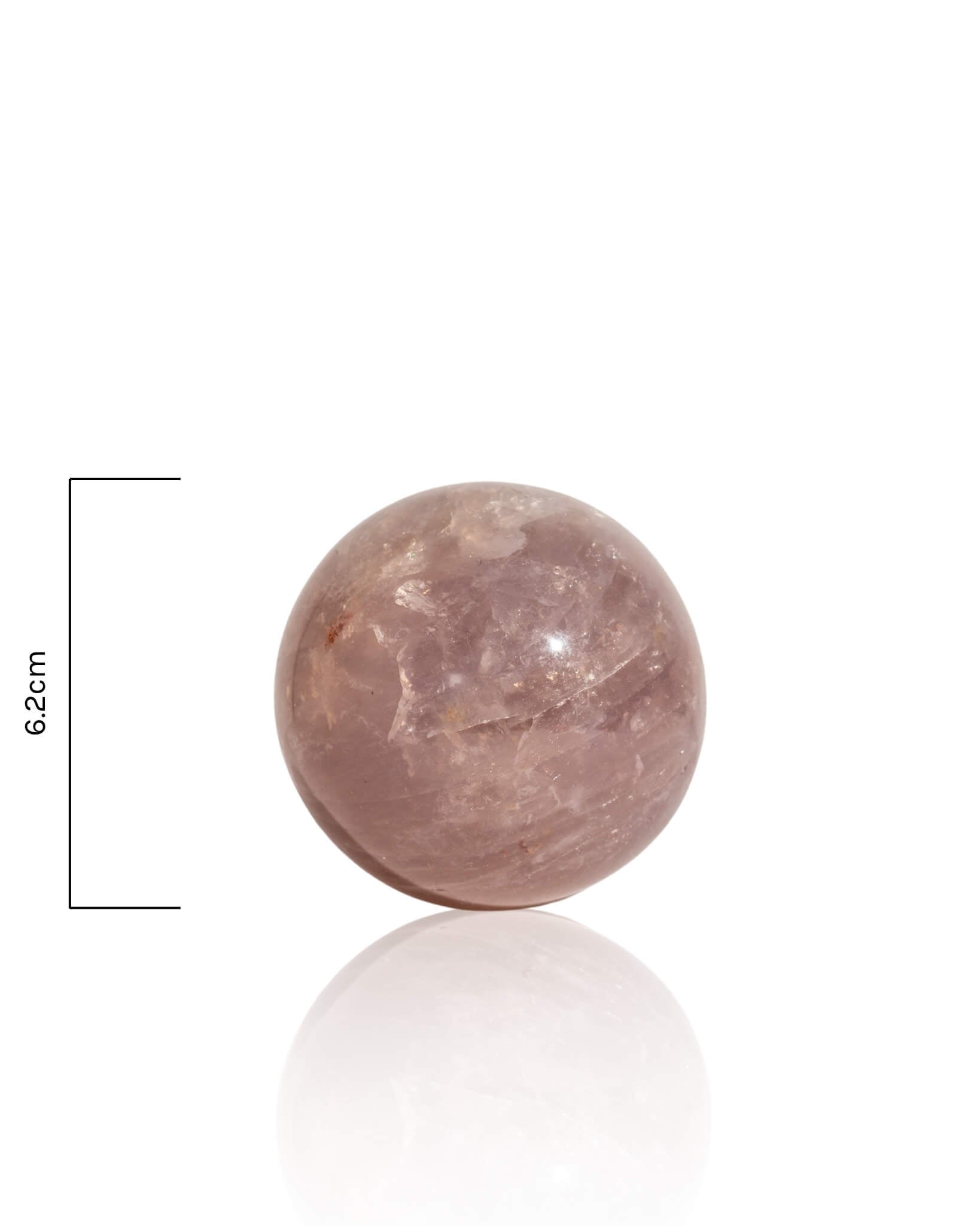 Lavender Rose Quartz Sphere - 33
