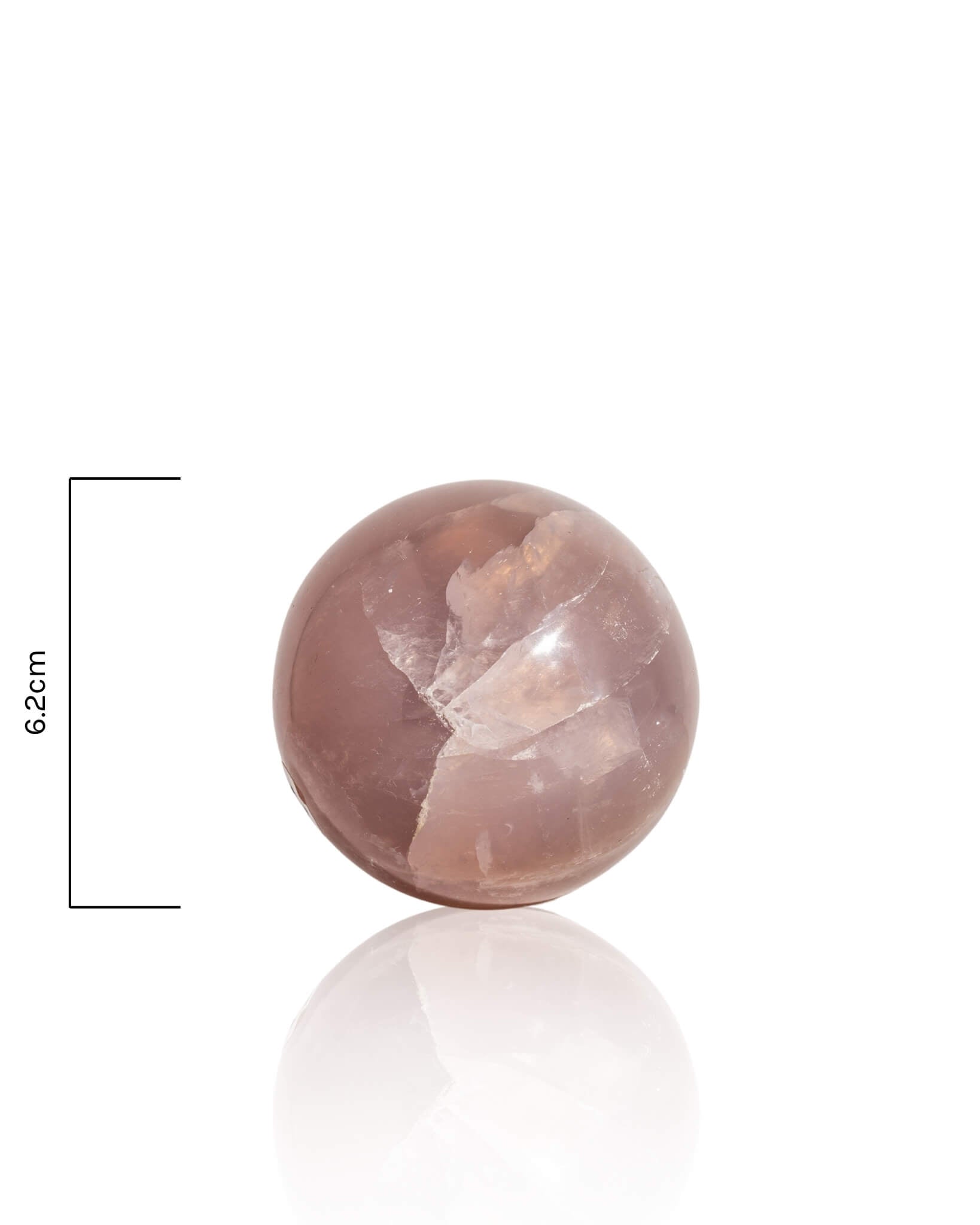 Lavender Rose Quartz Sphere - 34